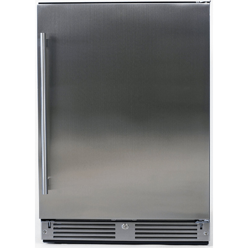 24-Inch Stainless Steel Undercounter Compact Refrigerator