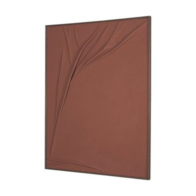 «Drape I Rust», art dimensionnel encadré