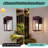 Modern Dusk to Dawn Sensor Outdoor Wall Light - Waterproof Outdoor Sconce With Clear Glass.-673284802