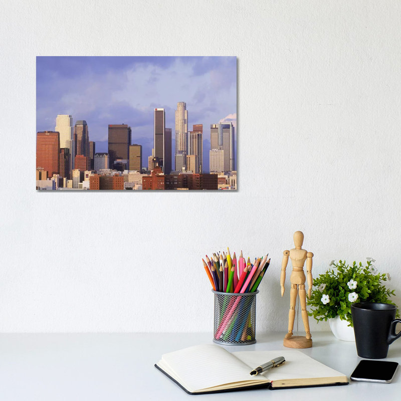 Skyscrapers In A City, City Of Los Angeles, Los Angeles County, California, USA #6 by Panoramic Images - Wrapped Canvas Gallery-Wrapped Canvas Giclée