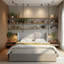 Lit plateforme tapissier avec rangement Gaillarde-838563743-823036389