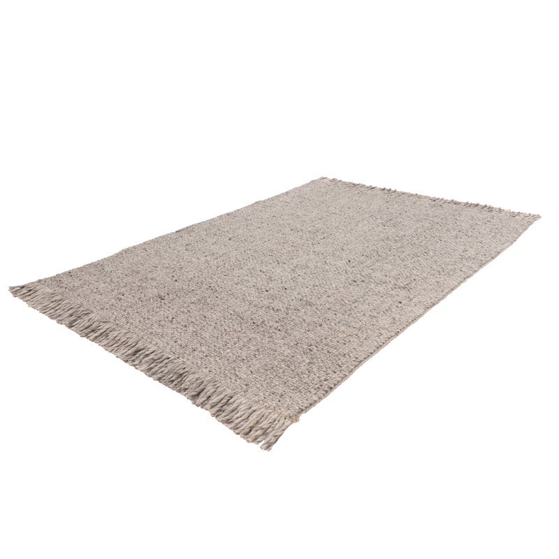 Dendron Solid Colour Hand Woven Area Rug, Rectangle 80 x 150cm