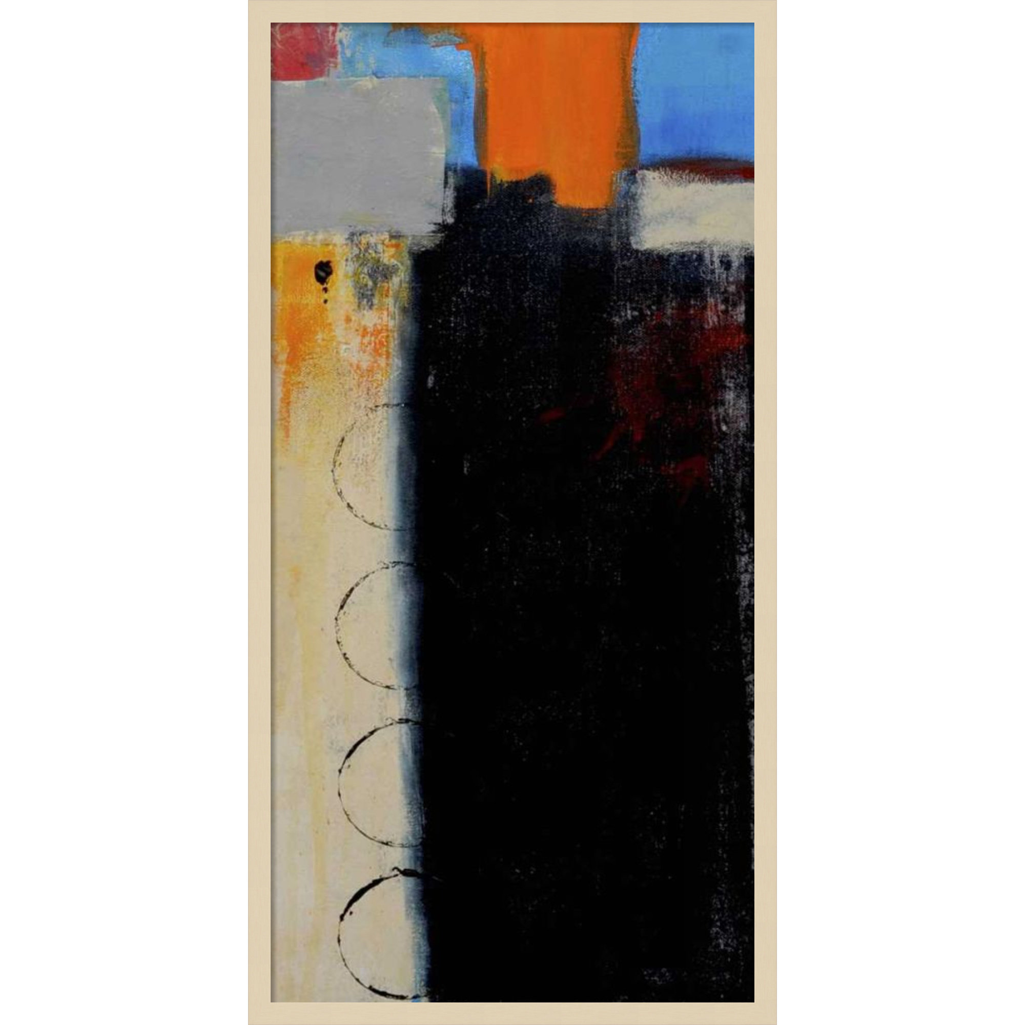Thats a Wrap III by Mauro Wood Framed Wall Art Print, 41" H x 21" W, Brown