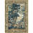 Rylee Landscape Floral Blue/Green/Brown Washable Area Rug With Non-Slip Backing-664377815