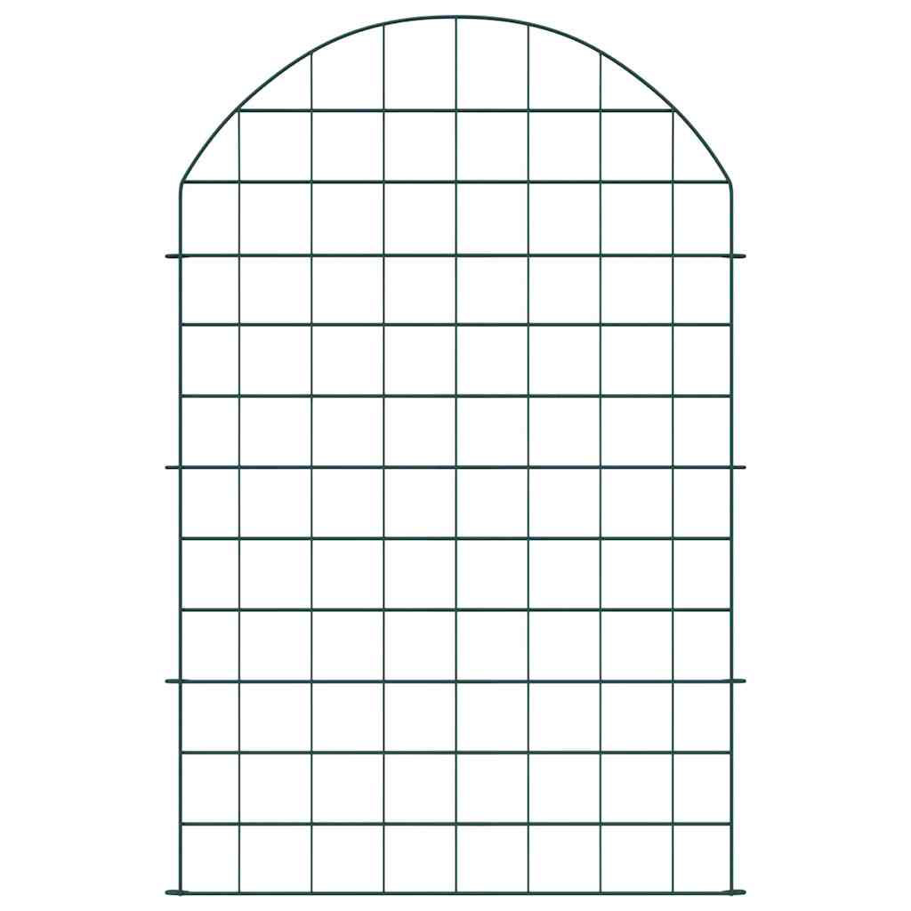 80cm H x 50cm W Steel Border Fencing Included