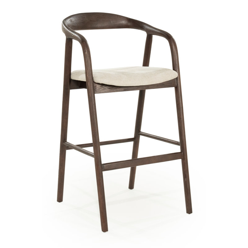 Rayven Barstool High, Bar Stool (30" Seat Height), Walnut