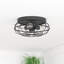 Lincoln Woods Industrial Indoor Flushmount Light with Cage