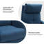 Fauteuil inclinable électrique avec dossier capitonné Armenuhi-85036460