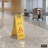Double-Sided Caution Wet Floor Sign-94374825