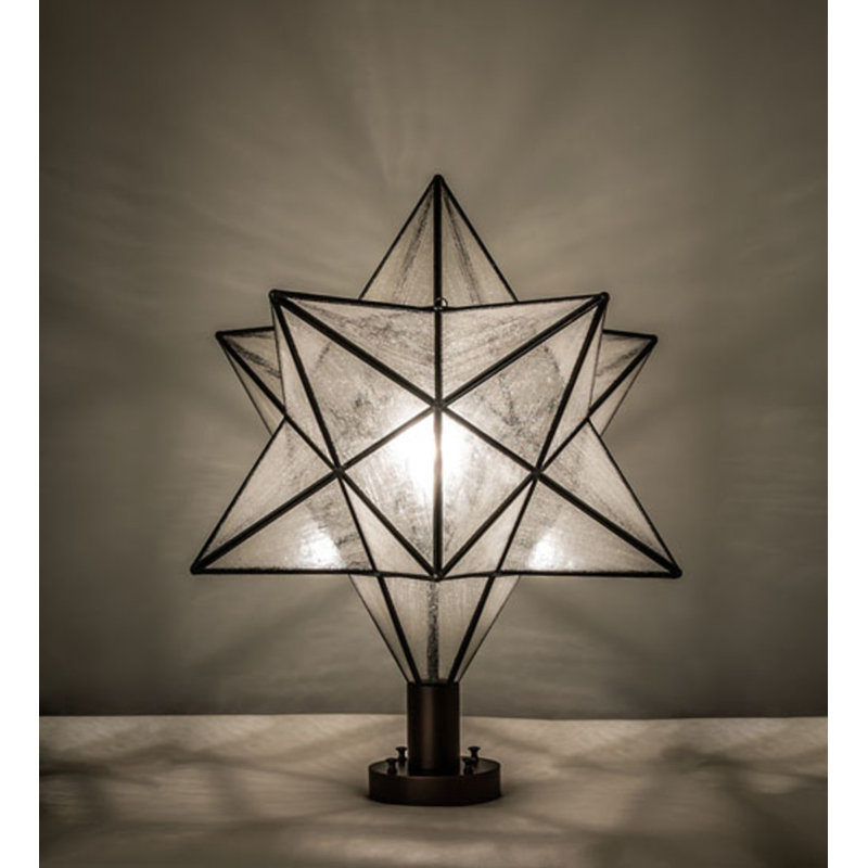 Moravian Star 1 - Light Pier Mount Light