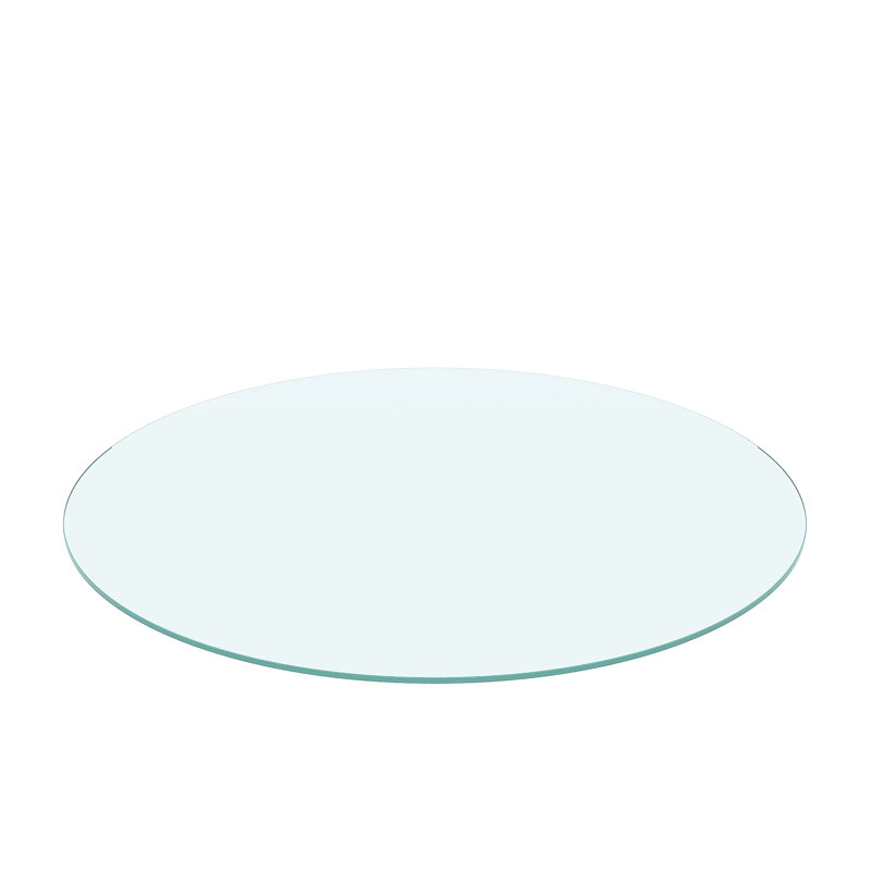 30" Clear Tempered Glass Table Extra, 1/4" Thick, Heat For Lobby Tables Inch Insertion, Long-lasting, 0.23" H x 30" W x 30" 