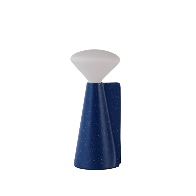 Mantle Stainless Steel USB Desk Lamp, Blue