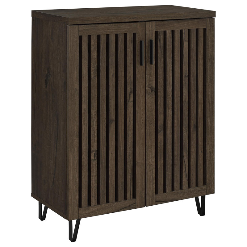Armoire de rangement 2 portes Clackamas, Espresso