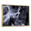 «Black and White Marble Waves», reproduction sur toile-67236309-67236317