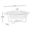 Natura Square Baker with Lid