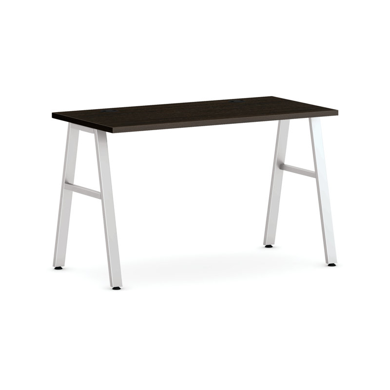 Bureau Mod A, L 48 po x P 24 po, Teck ardoise