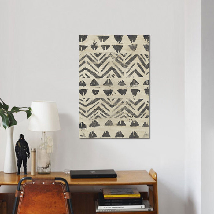 « pattern bazaar i », impression sur toile, H 12 po x l 8 po x P 0,75 po, Pas de tapis, Toile tendue
