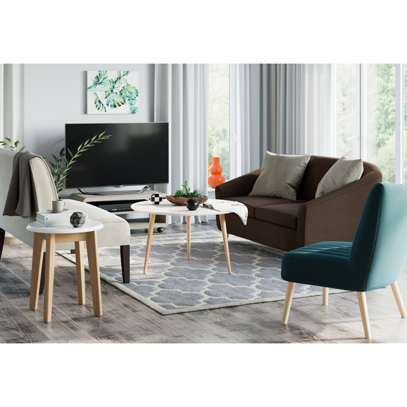 TV Stand for TVs up to 32", Rough-cut Oak