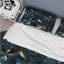 Ensemble de housse de couette bleu Quantum Mosaic Vision-1214388055