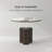Fairmont 59" Round Sintered Stone Dining Table Seats 6-8-351538467