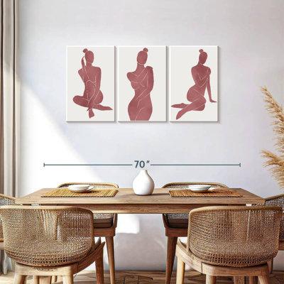 Impression sur toile Minimalist Bare Belle