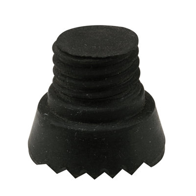 Embouts de porte de rechange pour porte, diamètre de filetage de 5/8 po x 1 po, caoutchouc (paquet de 10)