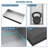 25" x 13" Stainless Steel Shower Niche, Brushed Nickel-1268091280-1268091282