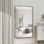 Miroir de salle de bain rectangulaire surdimensionné de 60 po x 40 po avec cadre noir-125428236-125428237
