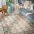 Vahakn Hand Tufted Wool/Cotton Oriental Rug in Orange/Ivory/Blue-317585130
