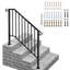 Outdoor 3 Level Iron Handrail