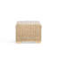 70cm Wide Solid Colour Footstool Ottoman