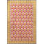 Multi Colour Motif Ethnic Flower Pattern Vintage Decorative Machine Washable Area Rug-141747202