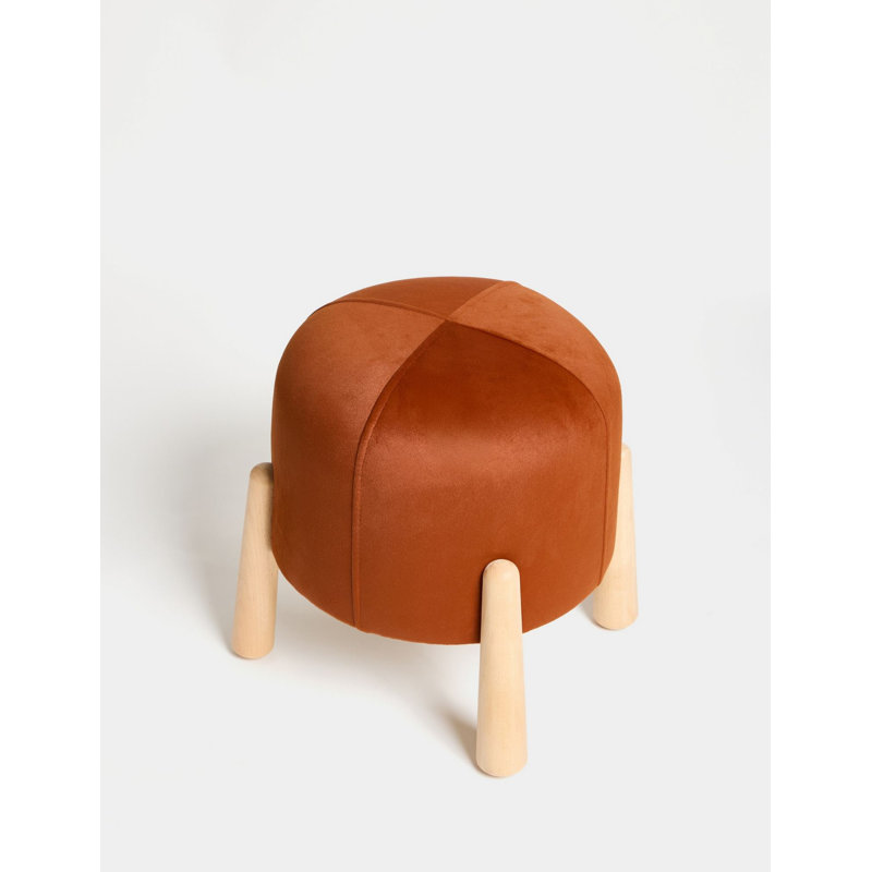 Tuffet, Orange / naturel