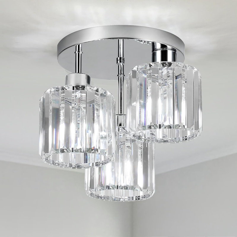 Semi Flush Mount, Chrome