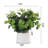 12'' Faux Eucalyptus Topiary in Ceramic Pot