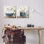 «Chic Bathroom Interior Still Life», ensemble de 2 giclées encadrées par Kim Allen-104597470-104597473