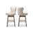 Upholstered Counter Stool with Solid Wood Frame-326954235