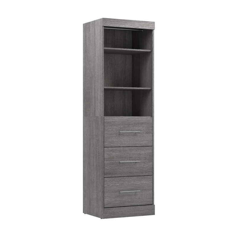 Arthor 25'' Reach-In Set, Bark Gray