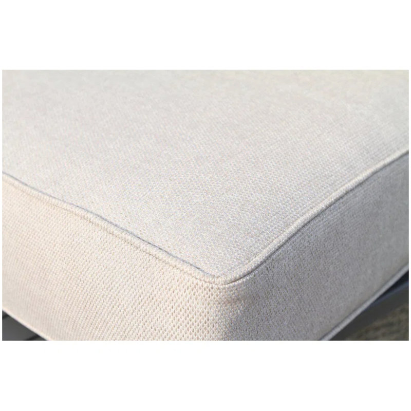 Ensemble modulaire de patio en osier toutes saisons 8 pièces - pré-assemblé avec coussins