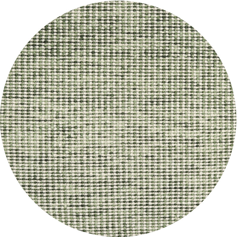 Tapis contemporain Olive, Rond 8 pi