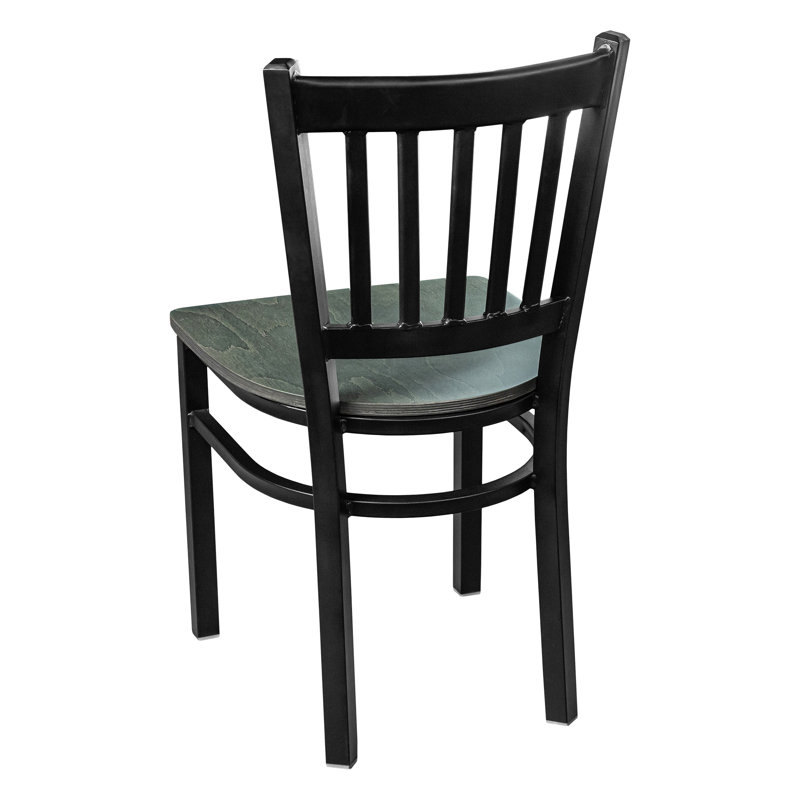 Ensemble de table ronde 36 "avec chaises, Naturel, Vert / noir