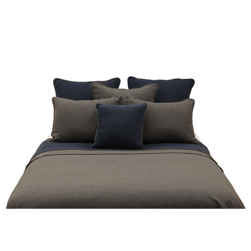 Couvre-lit Wooded River - 88 x 92, Couvre-lit double, Crème, crème