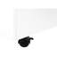 Rolling File Cabinet For Office Decoration With Options, White And Grey Cement Laminate Mobile Storage, Wheels, Laminate, Modern