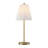 21.5 in. Modern Brass Bedside Table Lamp With In-line Switch