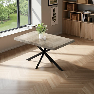 Table de salle à manger rectangulaire extensible de 55,11 po à 70,86 po