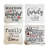 Set Of 4 Assorted Sayings-Home And Family Coasters