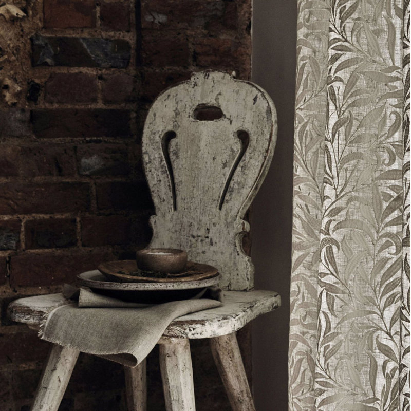 Pure Willow Boughs Embroidery Fabric, Wild Mint