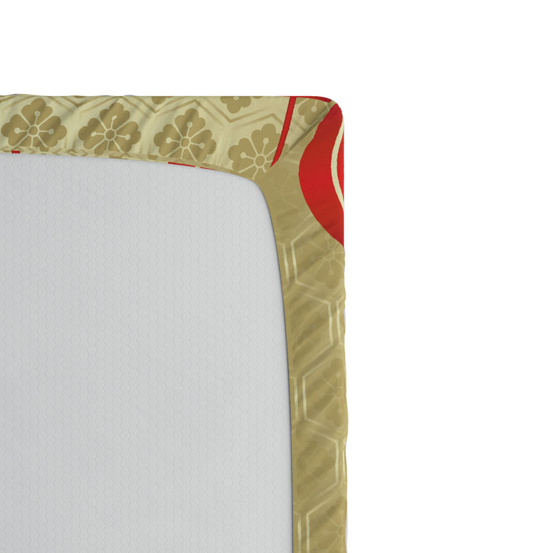 Microfiber Floral Fitted Sheet, Queen Fitted Sheet