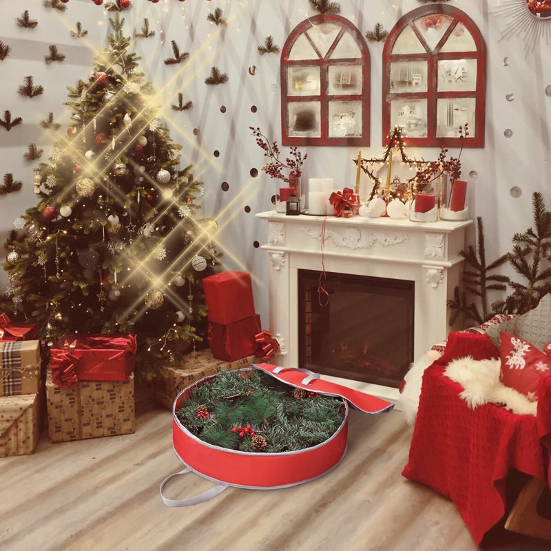 Guirlande de Noël, Rouge