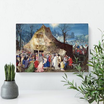 The Adoration Of The Kings by Pieter Bruegel The Elder - Wrapped Canvas